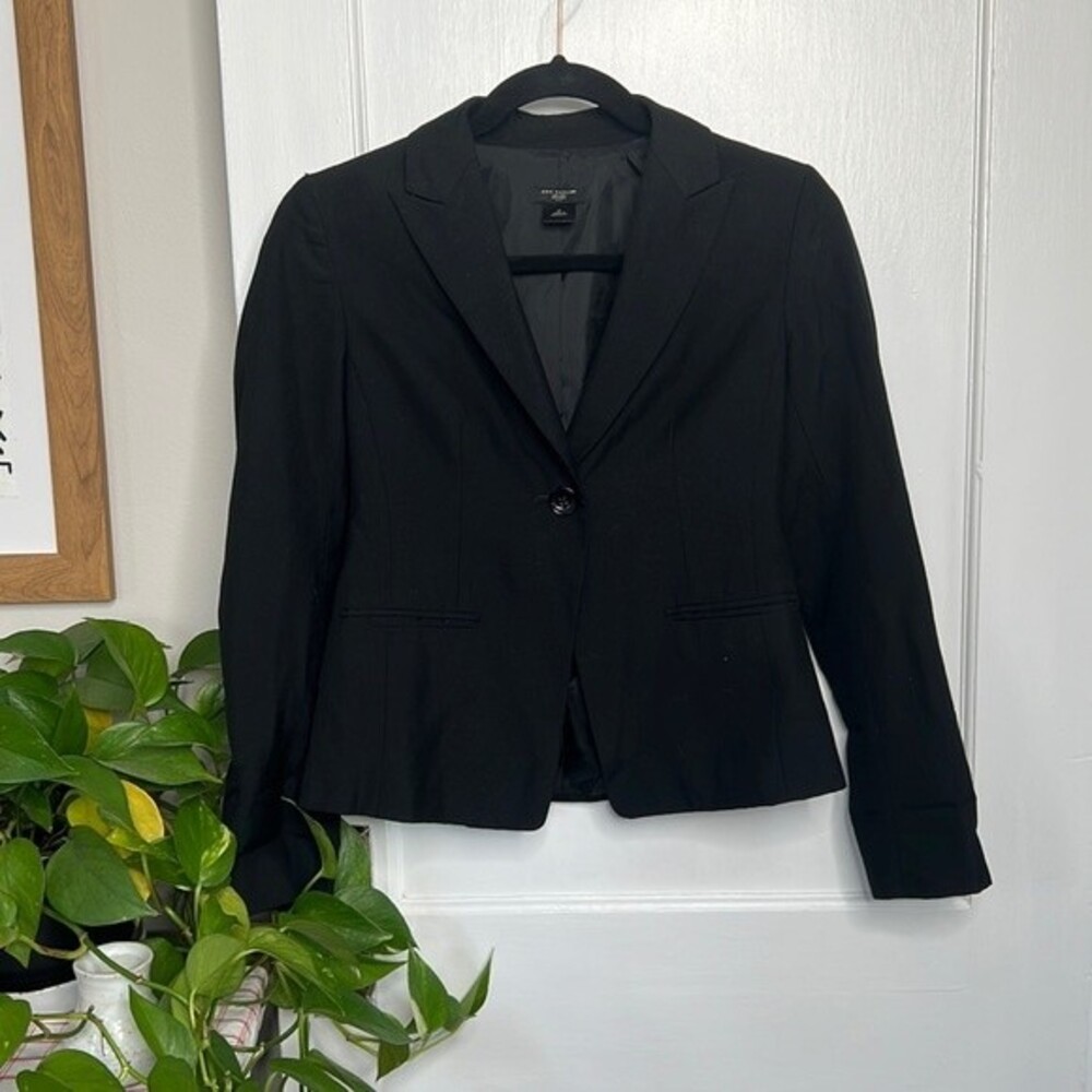 Ann Taylor Blazer, Black, SIZE 2P